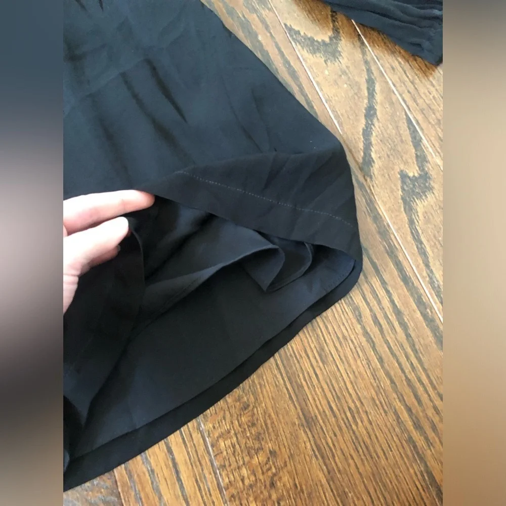 Alice + Olivia Women’s 14 Black Sinclair Cowl Neck Long-Sleeved Romper - NWT! - Picture 9 of 16